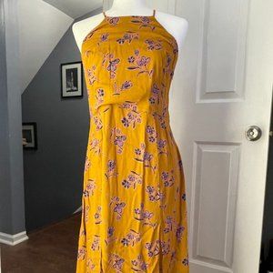 Xhilaration Full Bloom Yellow Dress (MED)